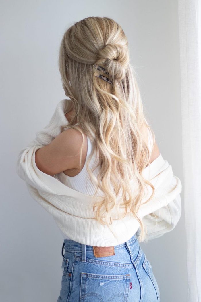 Simple and Easy Hairstyles On Jeans and Top  POPxo