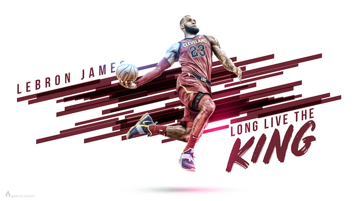 photo collage lakers wallpaper lebron james in the air holding a ball long live the king written in red on white background