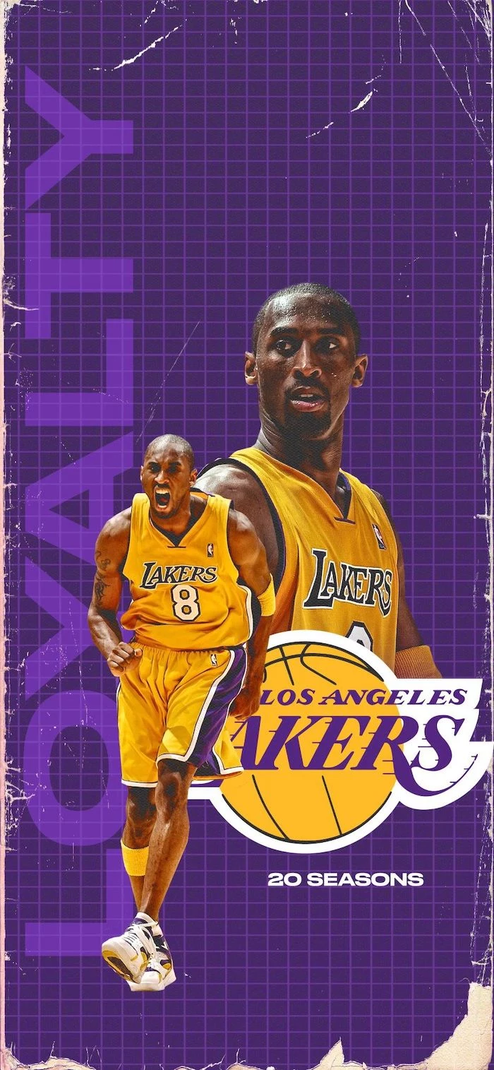 purple background with loyalty written on the side lakers wallpaper photos of kobe wearing lakers uniform with number eight lakers logo