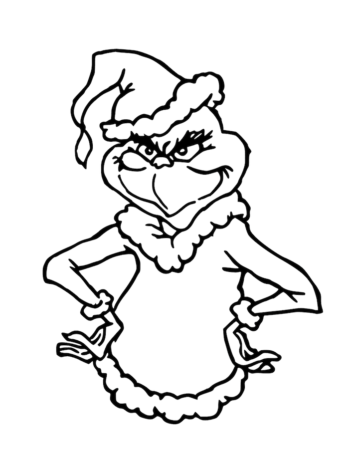 grinch that stole christmas coloring pages