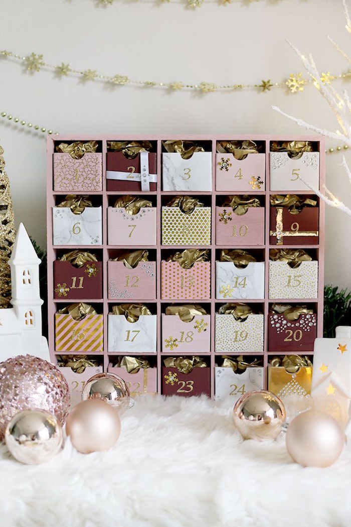 White And Gold Advent Calendar Lanna Nerissa