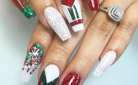 1001 Ideas For Cute Christmas Nail Designs For
