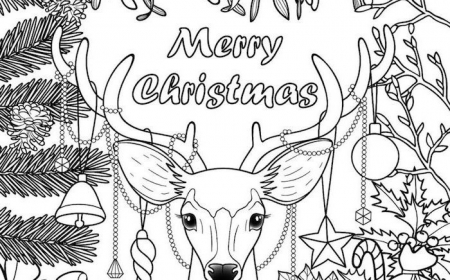 50 Christmas Coloring Pages For Kids To Keep Them Occupied