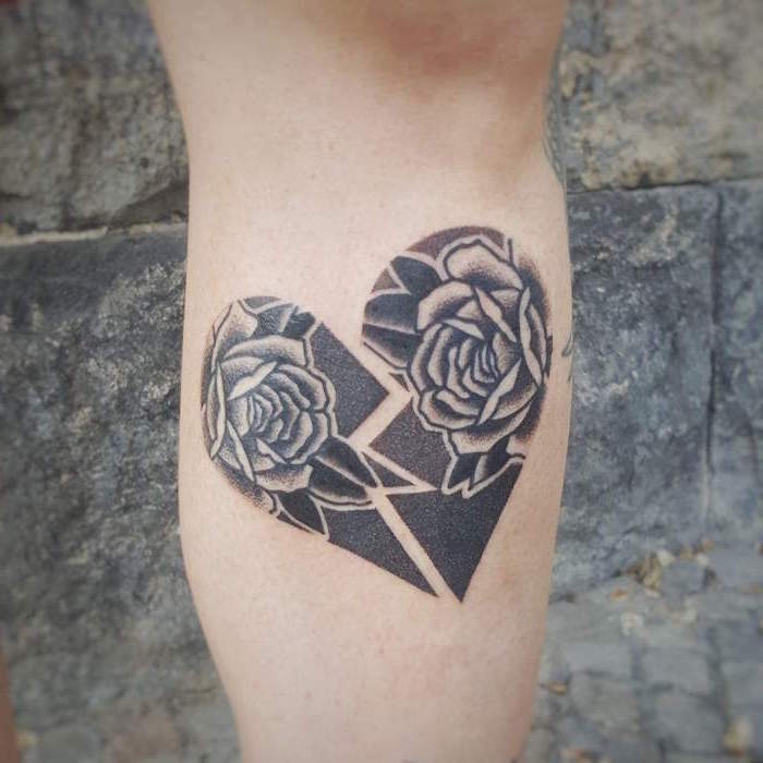 14 Lovely Broken Heart Tattoos On Wrist  Tattoo Designs  TattoosBagcom