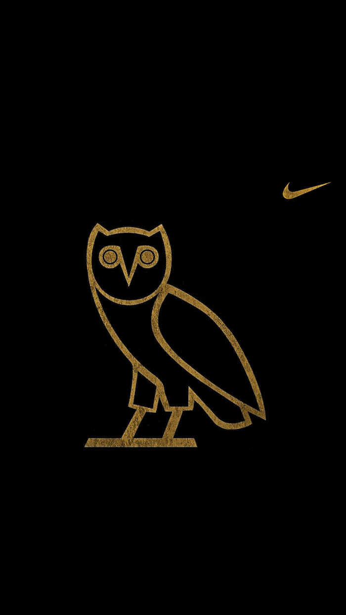 black nike logo