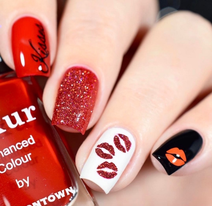 Acrylic Nails Valentine's Day Nail Designs 2021 - Douroubi