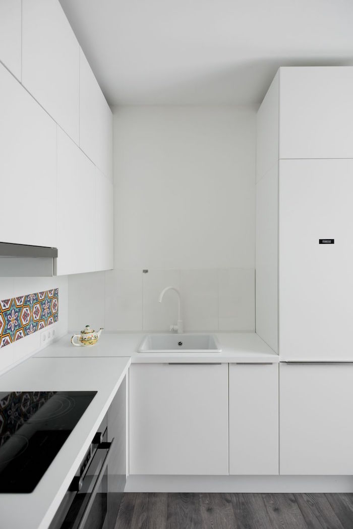 Small Kitchen Design Black And White Ksa G Com