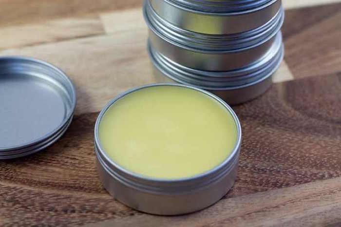 step by step diy tutorial for diy beard balm what to get a guy for valentines day placed in small tin jars