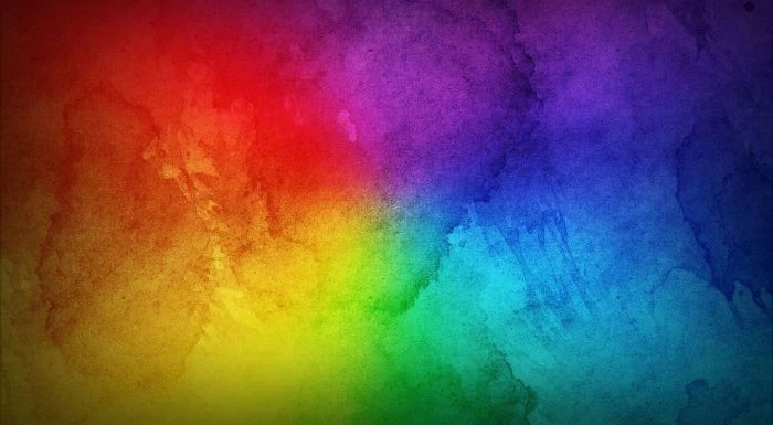 blue purple green orange and red watercolor gradients rainbow wallpaper mixed together
