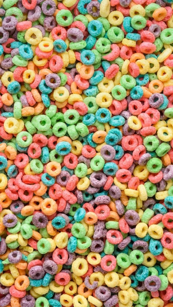 colorful cereal in all colors of the rainbow rainbow color wallpaper purple green yellow red