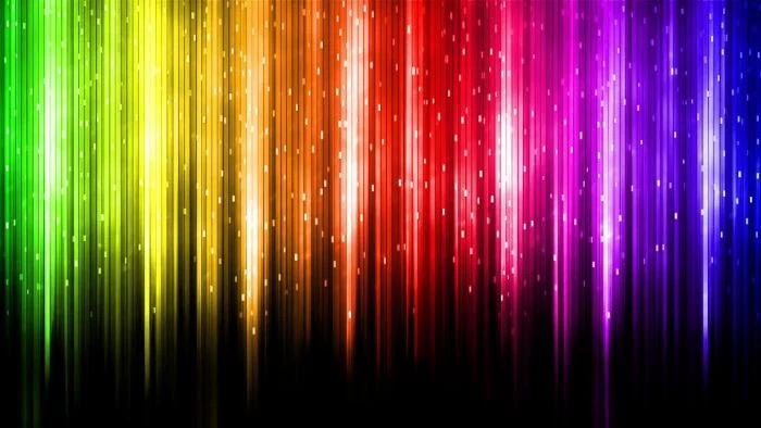 digital drawing of lines in the colors of the rainbow on black background rainbow wallpaper