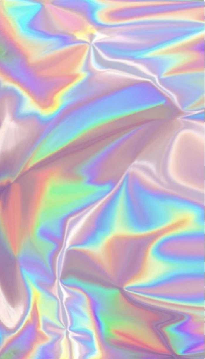 digital drawing of metallic look with different colors of the rainbow rainbow color wallpaper