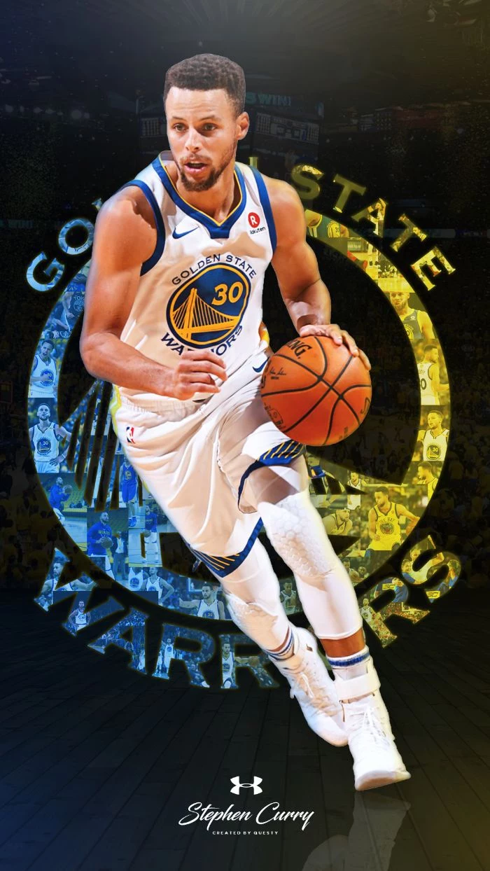 golden state warriors logo in the background stephen curry wallpaper iphone under armour logo under photo of steph