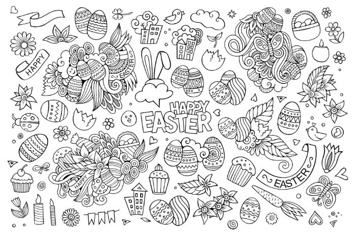 Easter Coloring Pages to Entertain Your Kids With