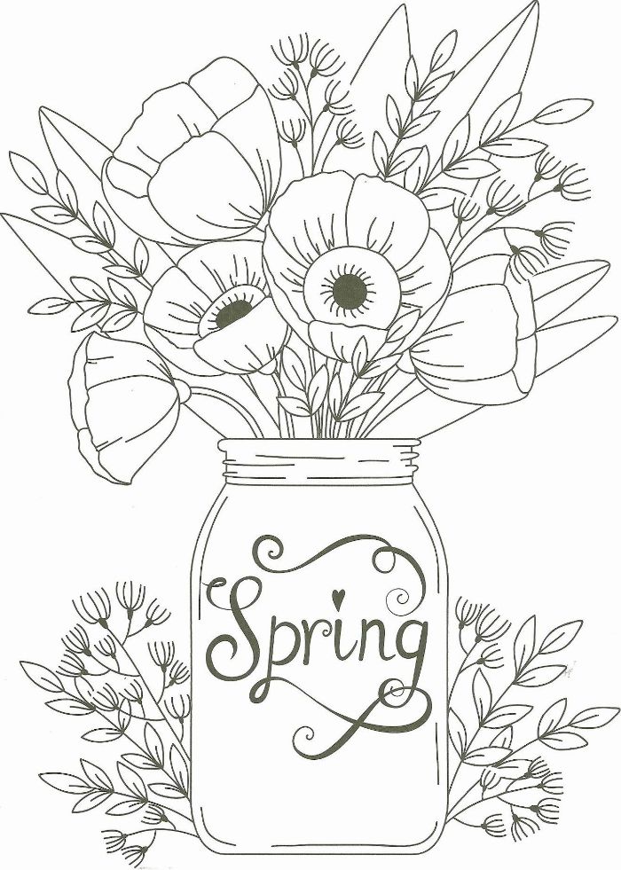 1001 Ideas For Spring Coloring Pages To Keep You Entertained