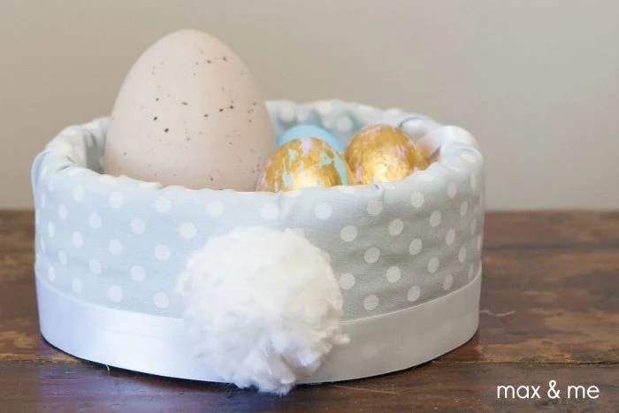 no sew easter basket easter basket ideas for adults filled with dyed easter eggs