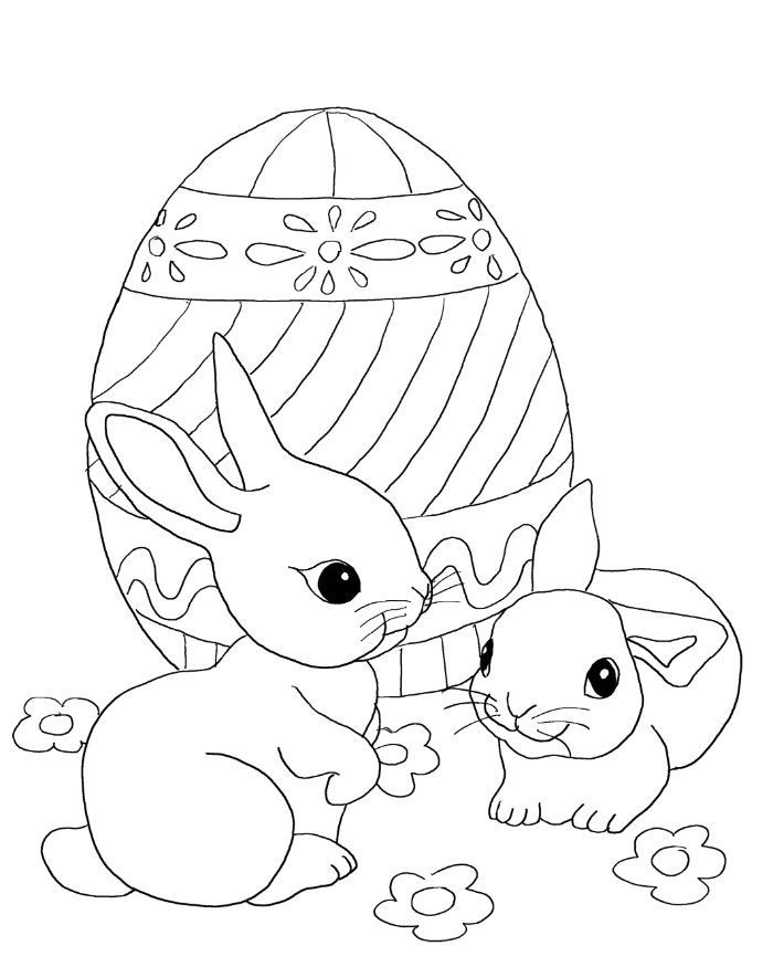 Easter Coloring Pages to Entertain Your Kids With - Architecture