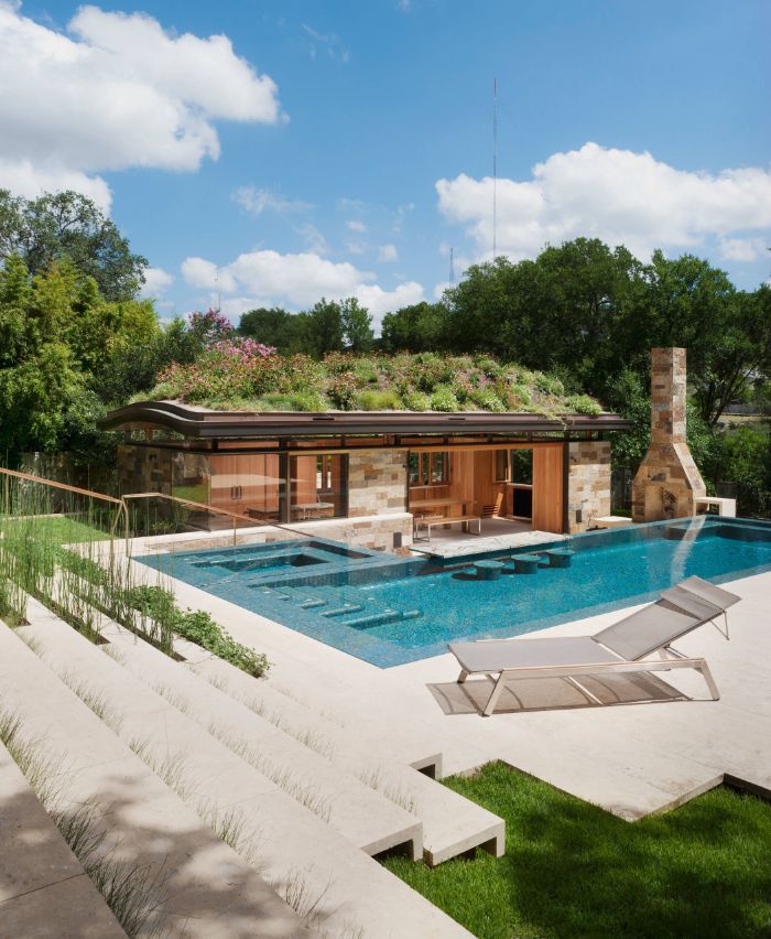 backyard inground pools outside lounge area with barbecue pool with jacuzzi lounge chair next to it