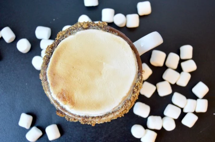 how much ground coffee per cup marshmallows scattered around mug filled with toasted marshmallow latte