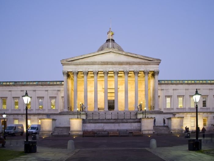 university college london main building study architecture photographed at sunset