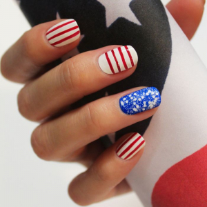 40+ Patriotic 4th Of July Nails In Red, White and Blue