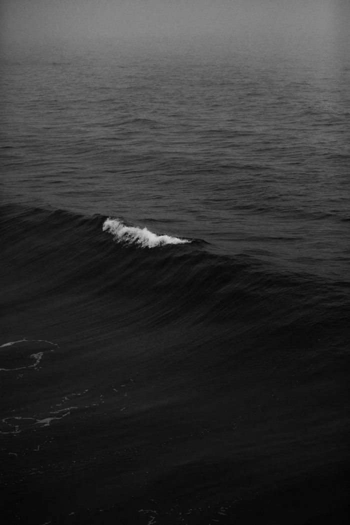 beach desktop backgrounds black and white photo of waves rising in the ocean