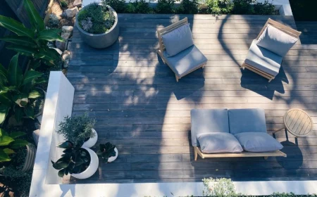 deck with garden furniture transform your backyard