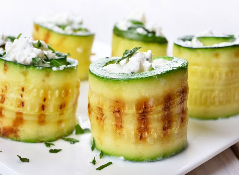 grilled wrapped zucchini rolls zucchini recipes