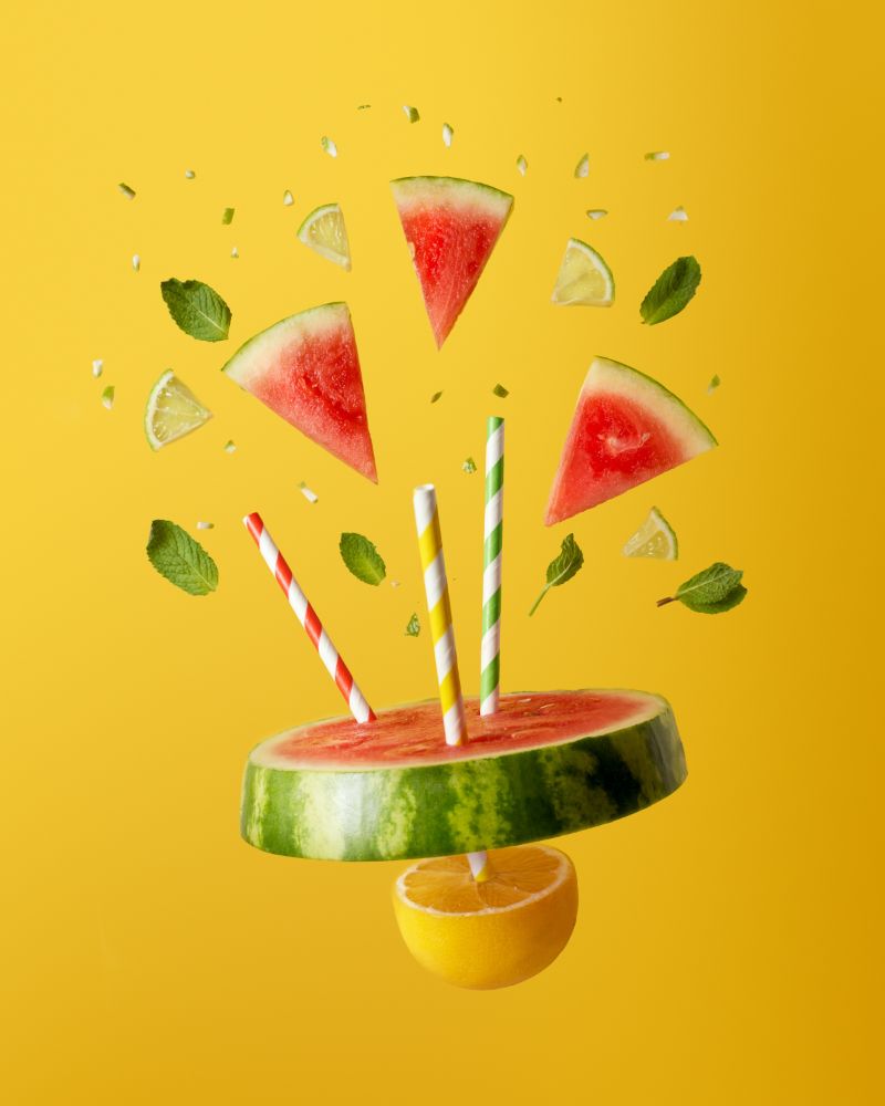 how to pick a good watermelon yellow background