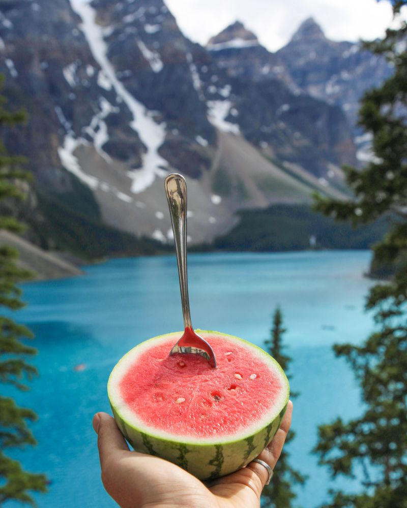 spoon in watermelon how to tell if a watermelon is ripe