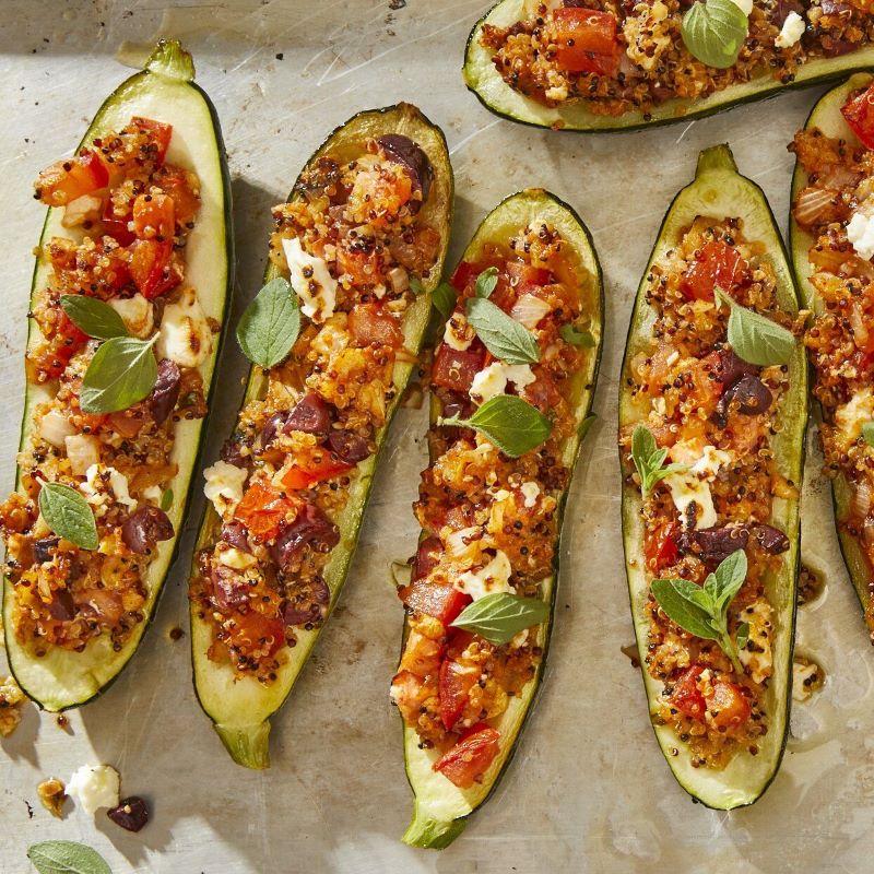 stuffed zucchini best zucchini recipes with basil