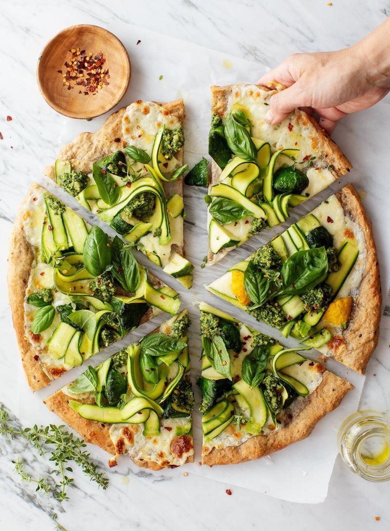 zucchini and squash recipes zucchini pizza