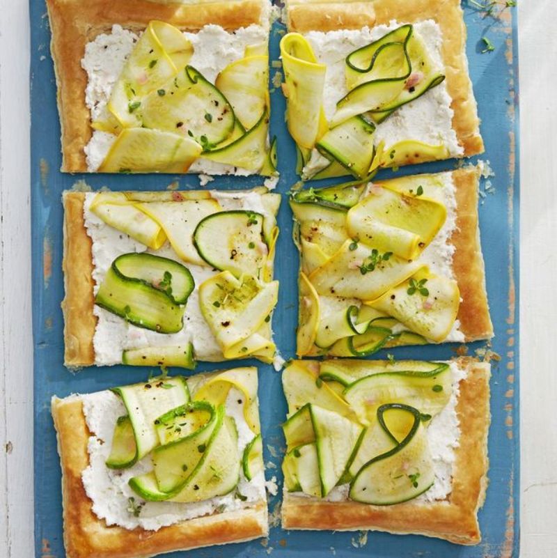 zucchini tart zucchini and squash recipes