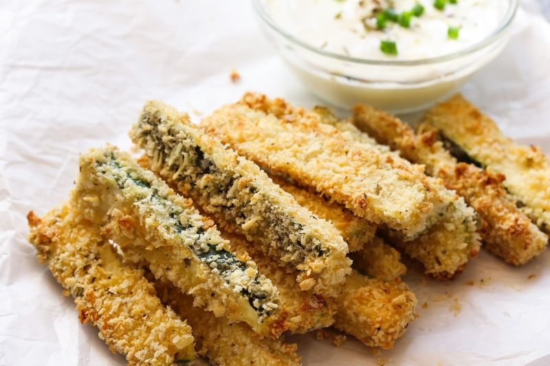 baked zucchini fries best snacks for weight loss with dip