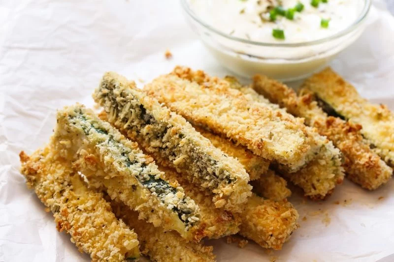 baked zucchini fries best snacks for weight loss with dip