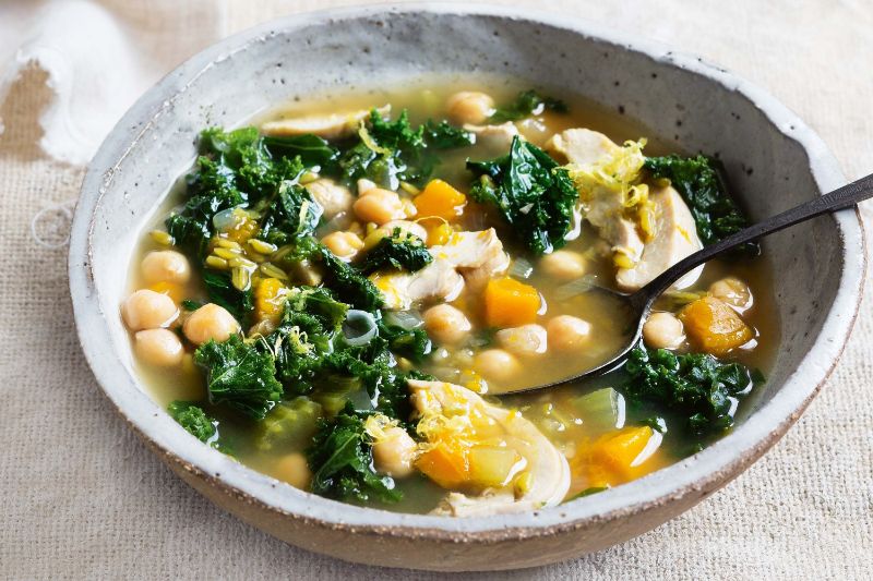 chickpea soup recipe with kale