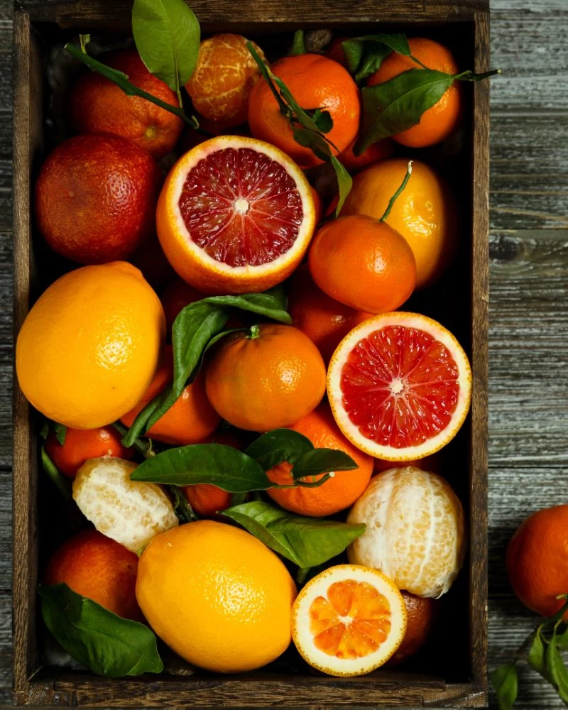 crate of citrus fruits liver detox