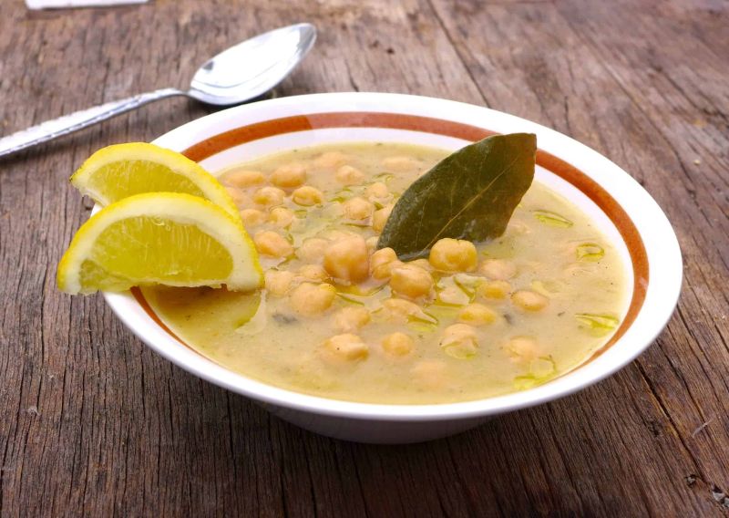 greek chickpea soup chickpeas and rice