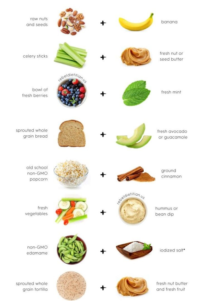 healthy snack combos low calorie snacks