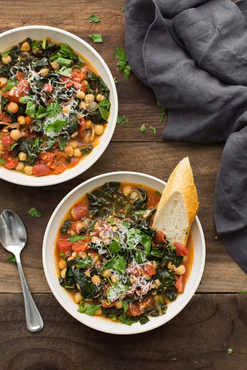 kale and chickpea stew moroccan chickpea soup