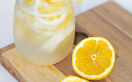 water in glass is lemon water good for you with lemon slices