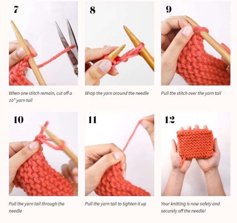 9 learn to knit from step by step photo tutorial