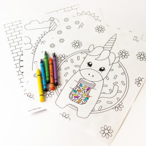 Unicorn coloring pages to keep your child entertained