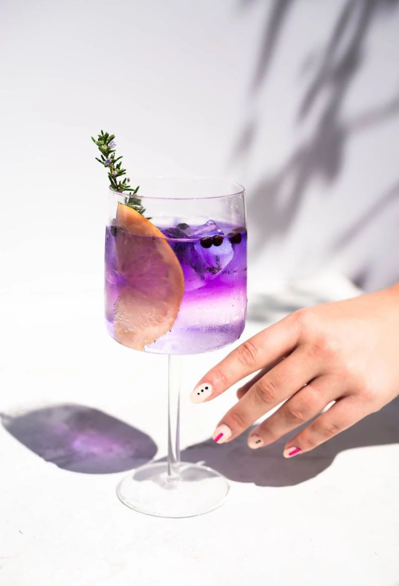 empress gin cocktail recipes in purple
