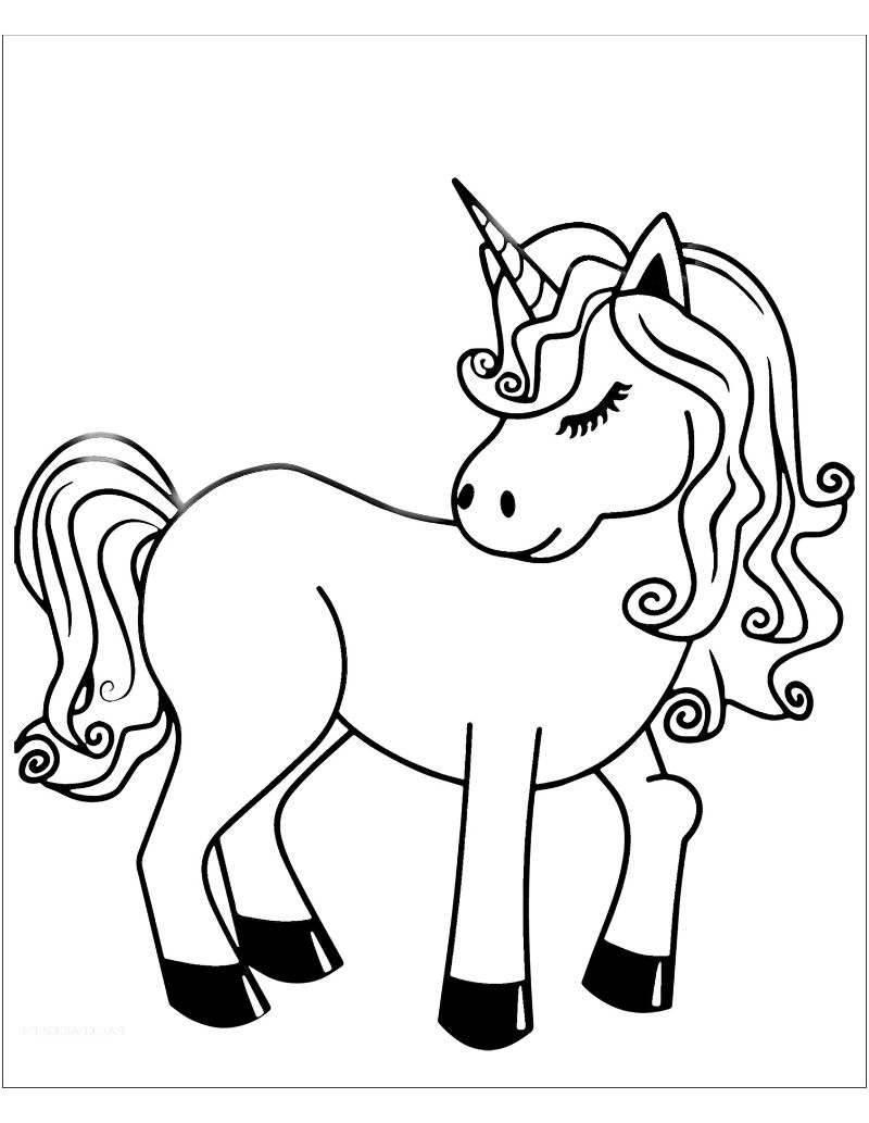 Unicorn coloring pages to keep your child entertained   archziner.com