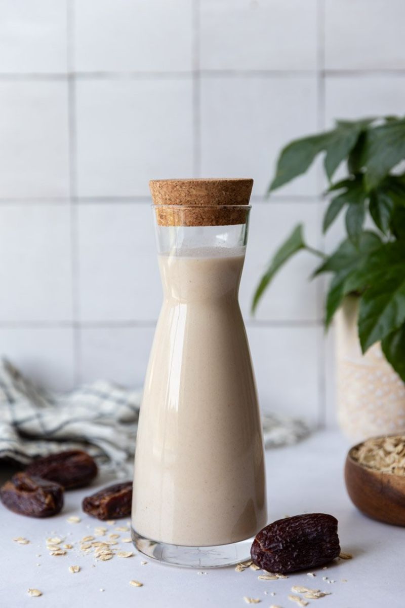 homemade oat milk large bottle