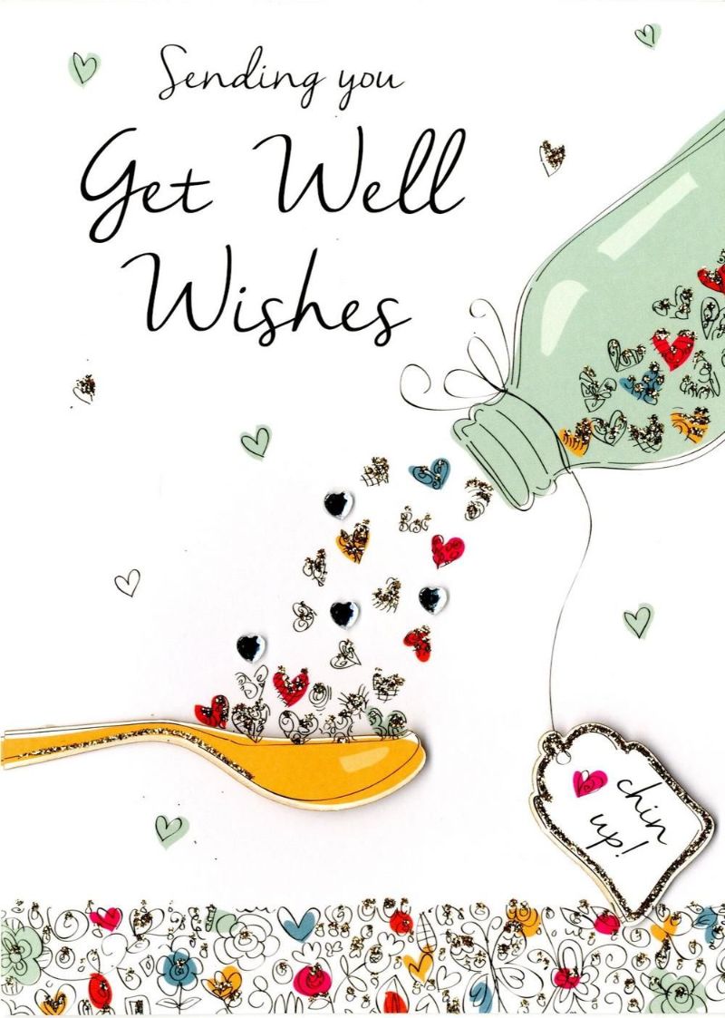 inspirational get well quotes cute card