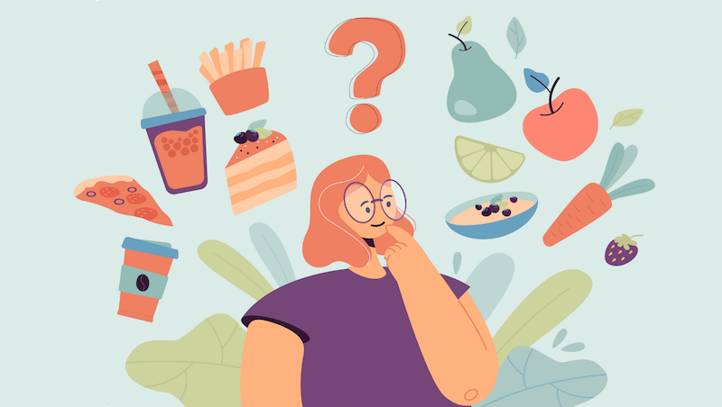 junk food or healthy diet hormones