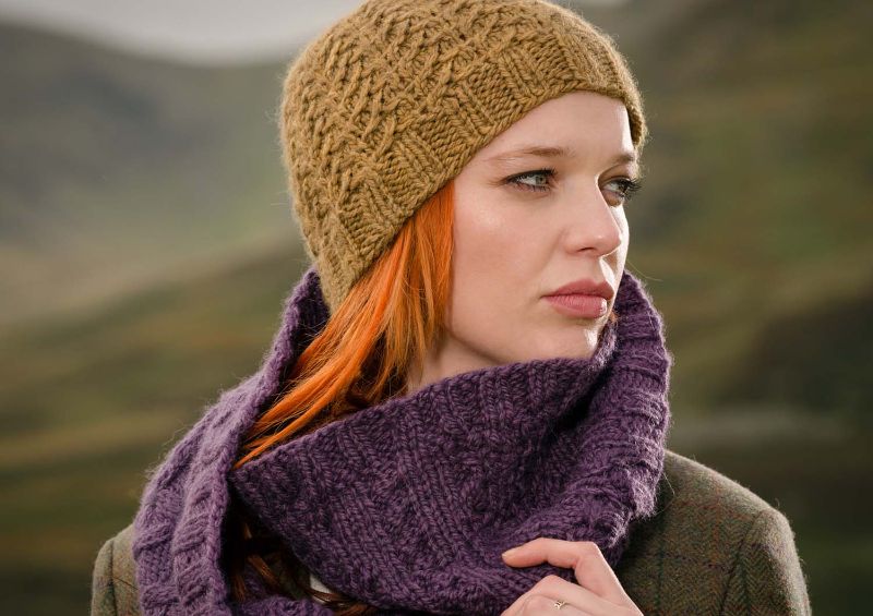 knitted scarf beanie knitting patterns for beginners