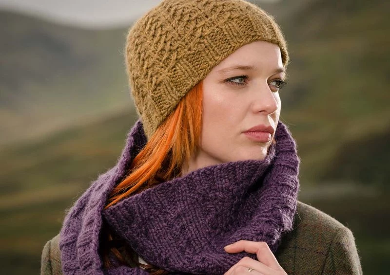 knitted scarf beanie knitting patterns for beginners